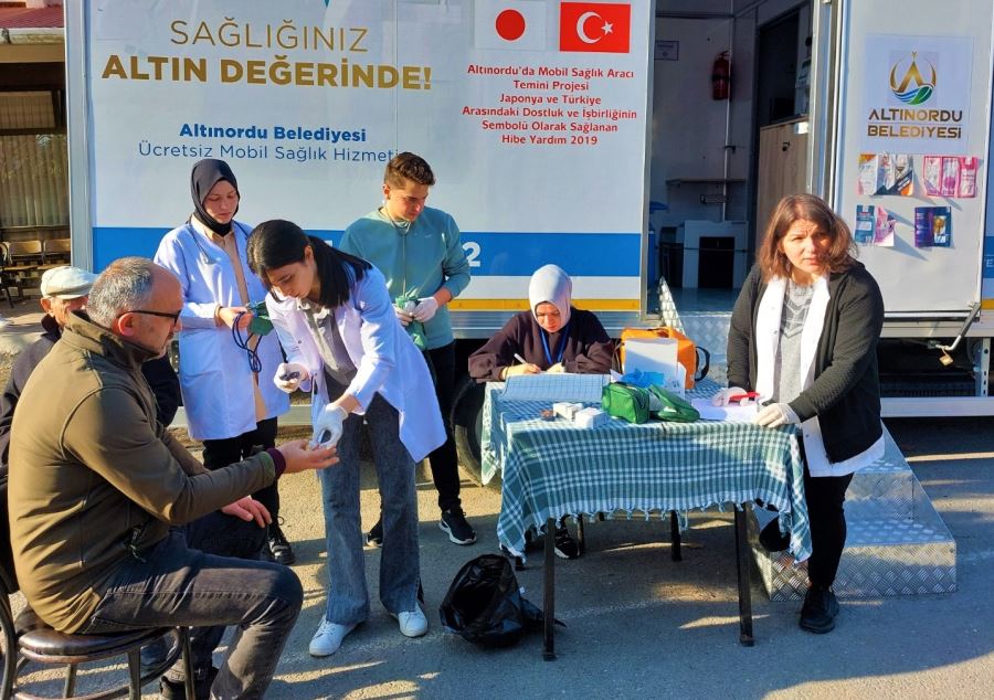 ALTINORDU “MOBİL SAĞLIK TARAMA ARACI” İLE DAHA SAĞLIKLI