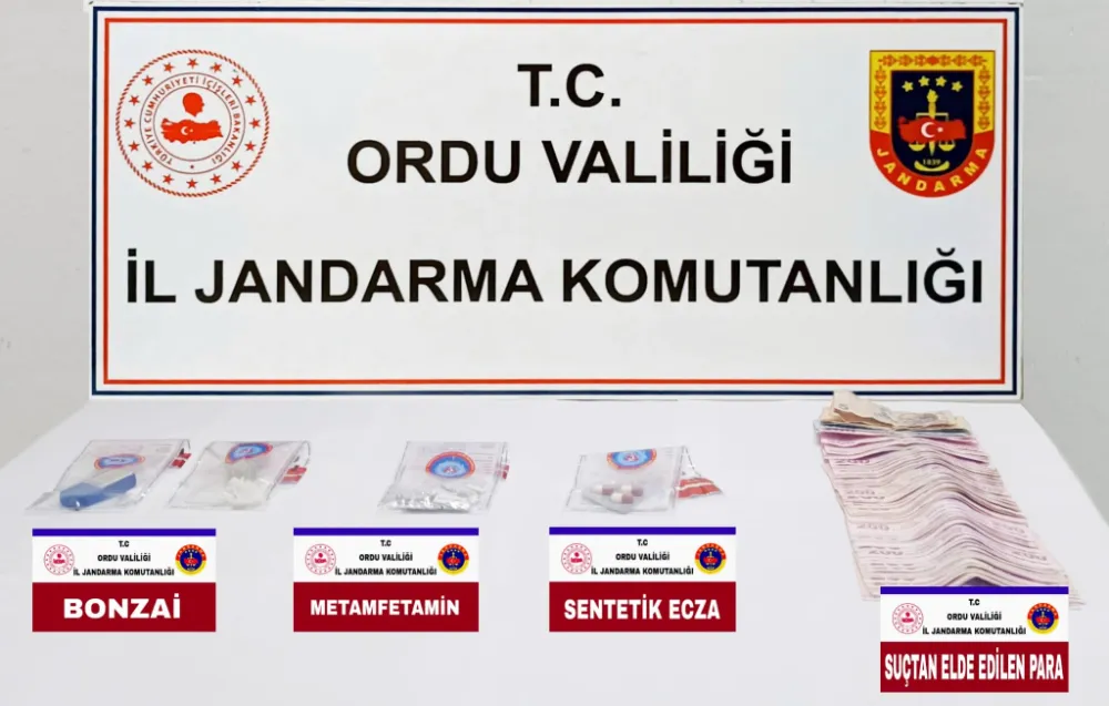 Fatsa İlçesinde uyuşturucu madde yakalandı 
