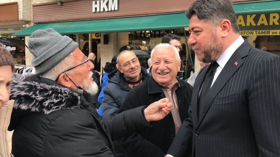 BAŞKAN TÖREN 35 GÜNÜN ARDINDAN ALTINORDU SOKAKLARINDA