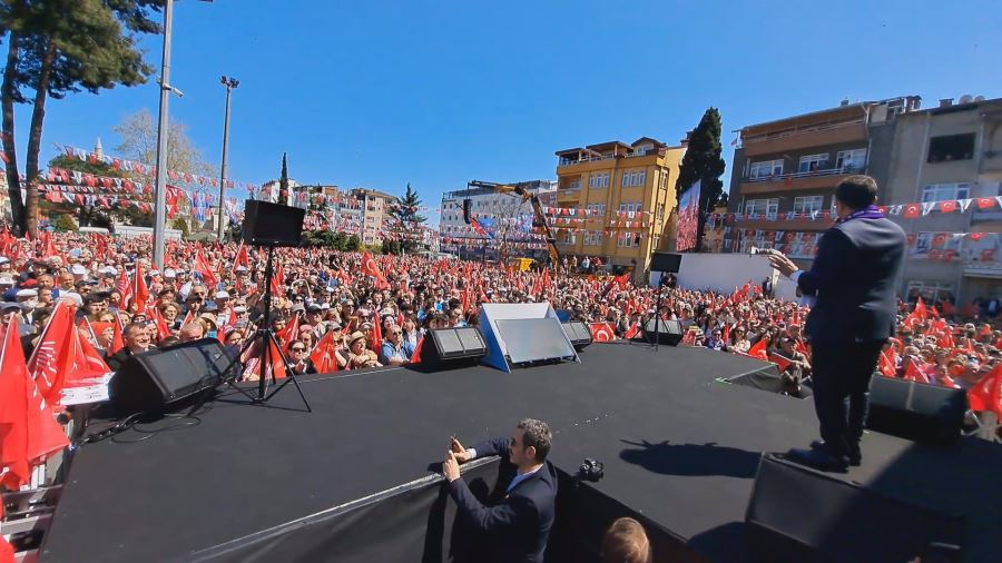 Ekrem İmamoğlu Ordu Mitinginde yoğun ilgi gördü 