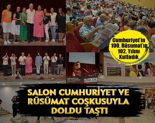 Cumhuriyet’in 100. Rüsumat’ın 102. Yılını Kutladık