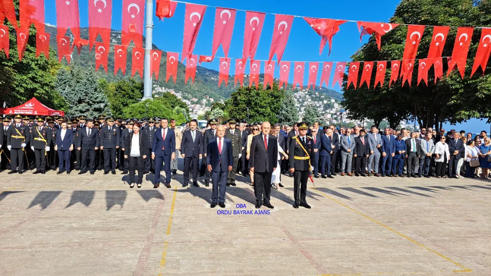  Ordu’da 30 Ağustos Zafer Bayramı Coşkuyla Kutlandı