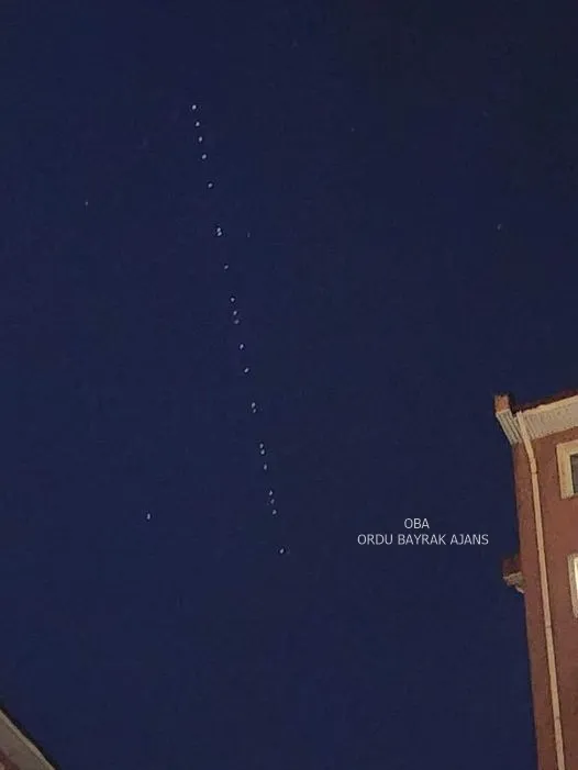 ORDU DA ESRARENGİZ GÖK CİSMİ HEYECAN YARATTI 