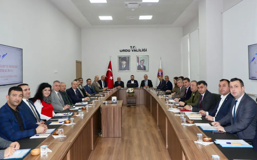 İl İstihdam ve Mesleki Eğitim Kurulu Toplantısı Yapıldı