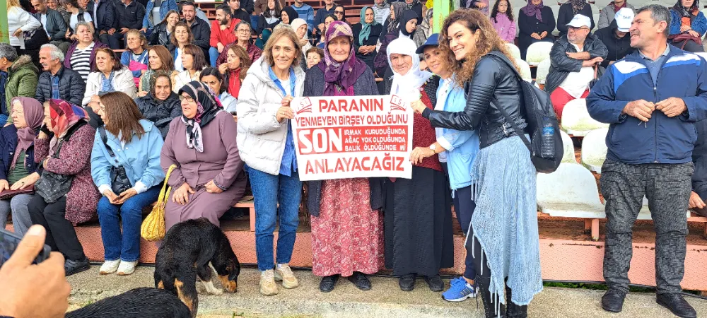Binlerce kişi ‘madene hayır’ dedi
