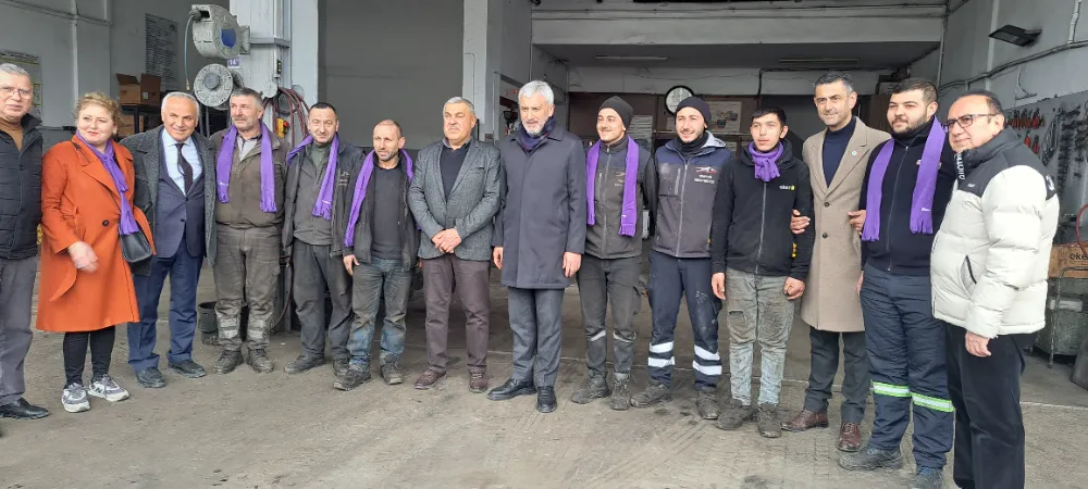 ENVER YILMAZ, EMEĞİN USTALARINI ZİYARET ETTİ