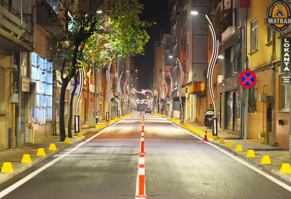 Altınordu sokakları ışıl, ışıl