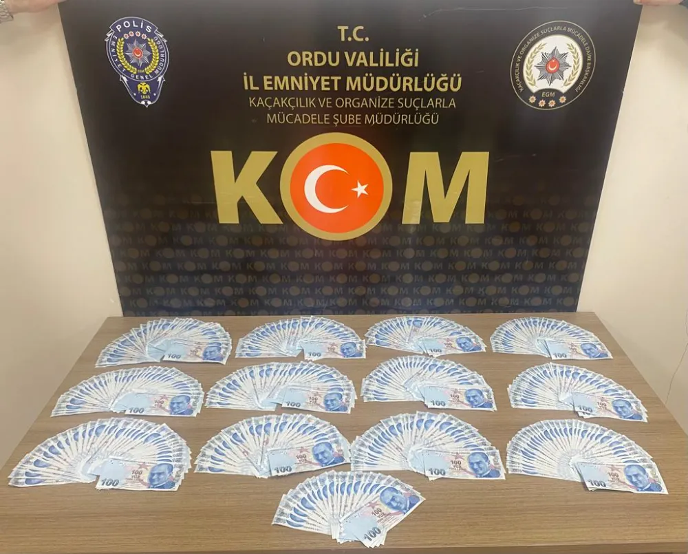 Ordu’da Sahte Para Operasyonu: 1 Tutuklu
