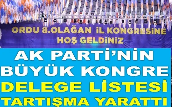 AK Parti Ordu İl Kongresi