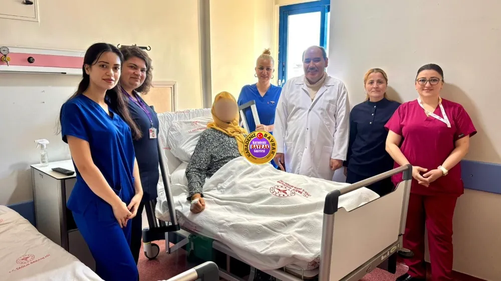 ORDU’DA HASTANIN KARNINDAN 5 KİLOLUK DEV KİTLE ÇIKARILDI