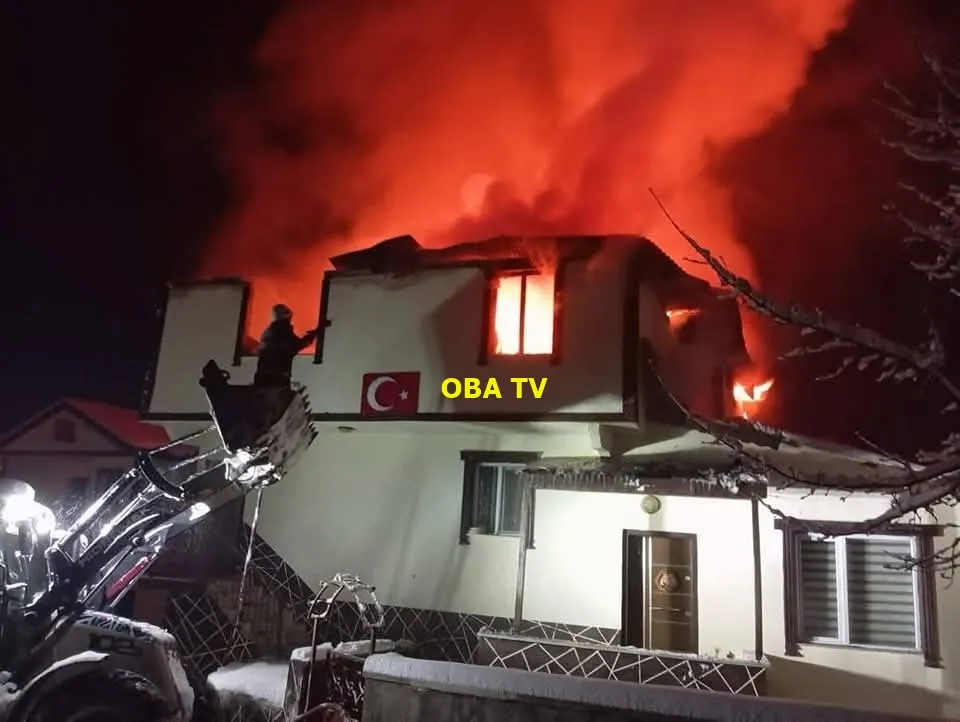 Ordu’nun Mesudiye İlçesinde ev yangını 