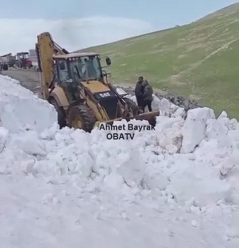 Kar Nedeniyle Kapalı Olan Yayla Yolları Ulaşıma Açıldı