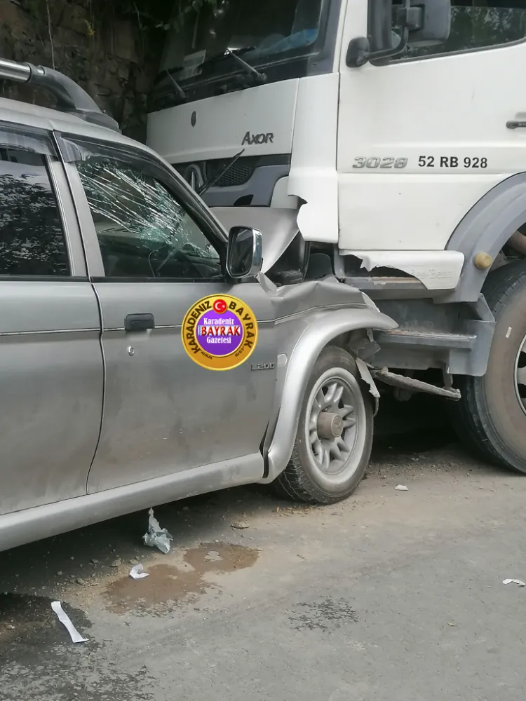 Ordu’da Trafik Kazası: 4 Yaralı